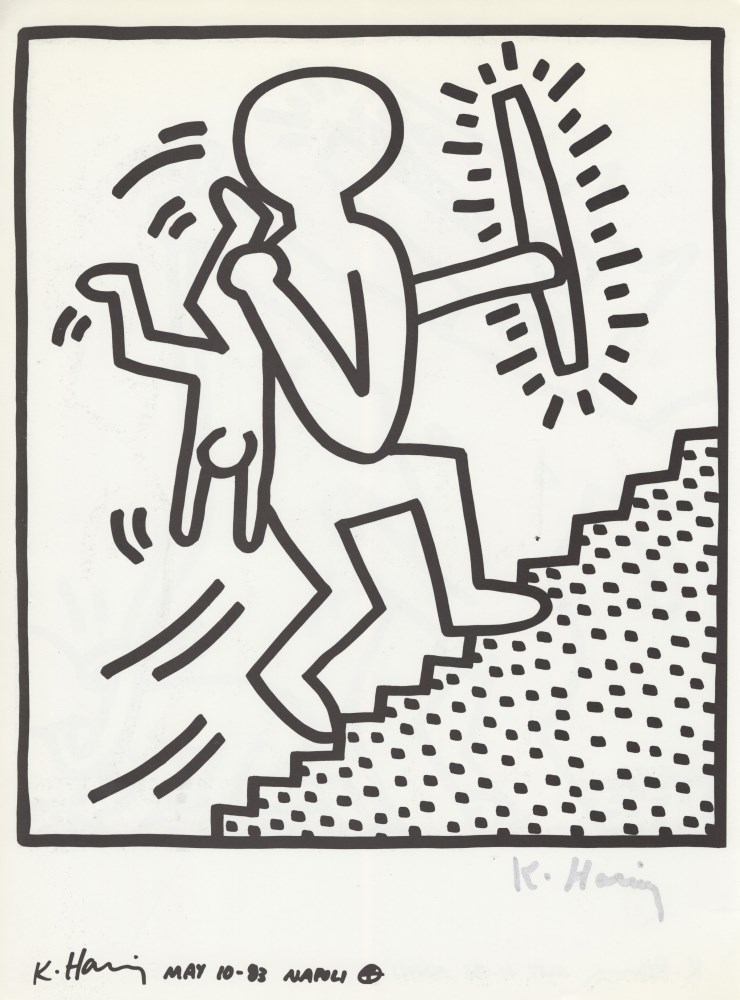 Lot #2575: KEITH HARING - Naples Suite #20 - Lithograph