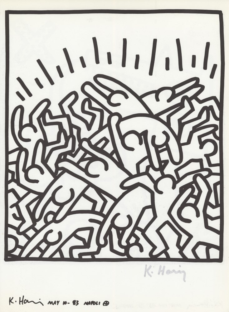 Lot #1910: KEITH HARING - Naples Suite #23 - Lithograph
