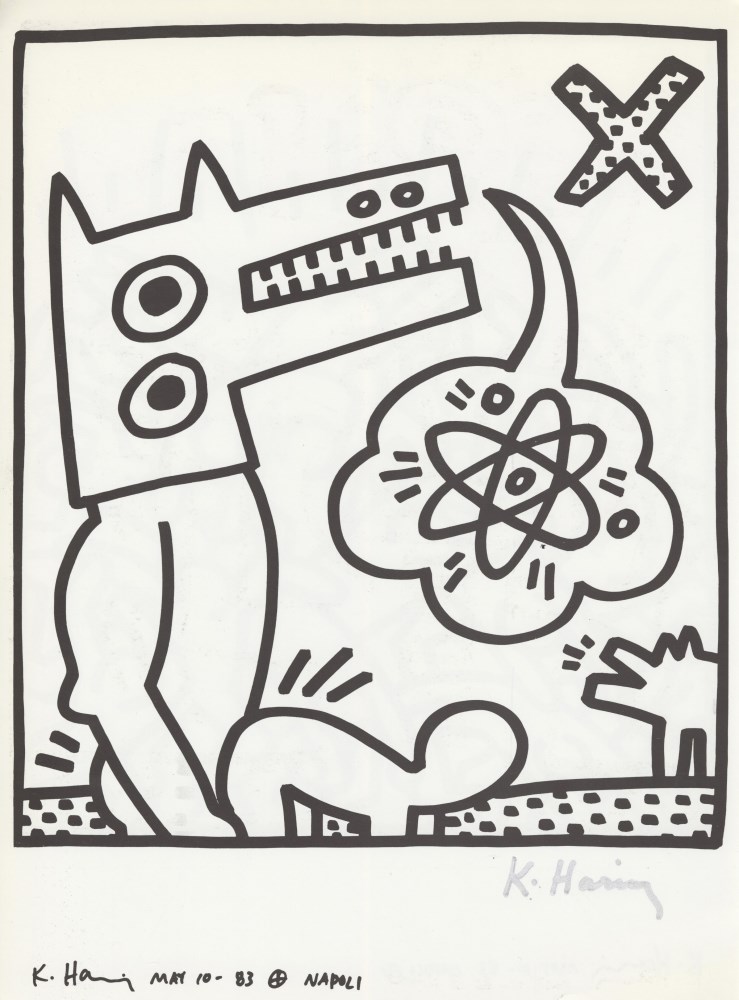 Lot #1911: KEITH HARING - Naples Suite #24 - Lithograph