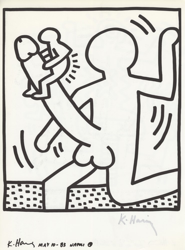 Lot #1912: KEITH HARING - Naples Suite #26 - Lithograph