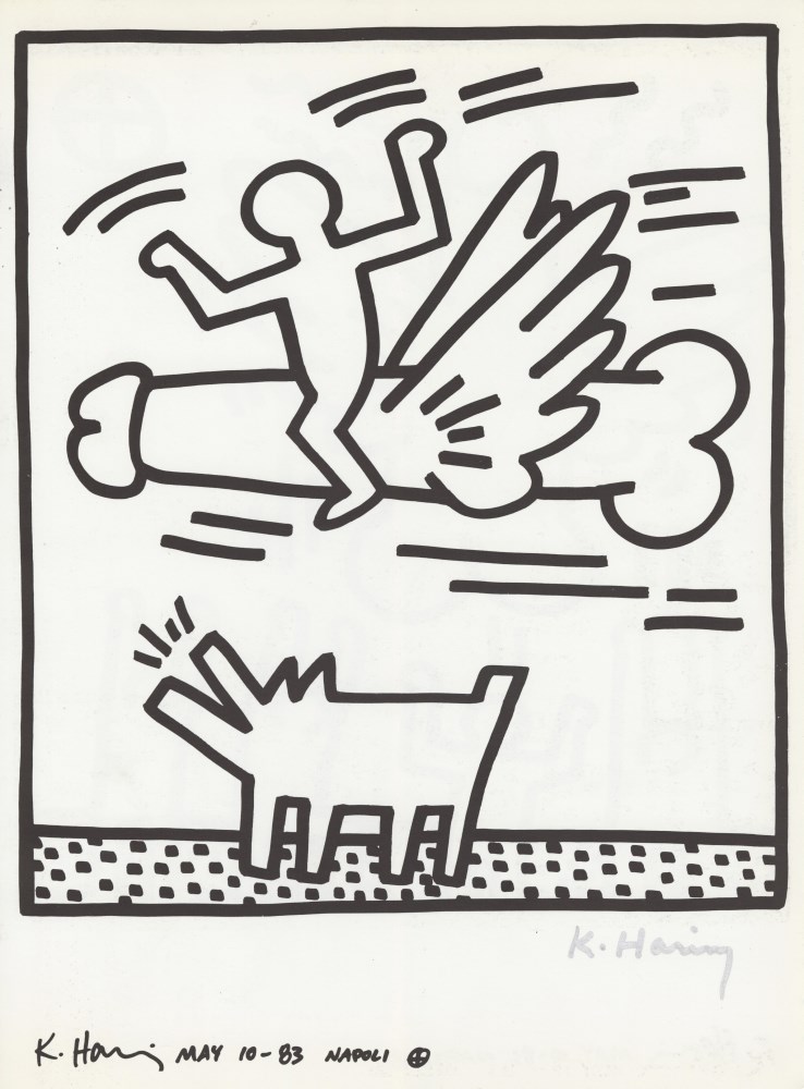 Lot #1914: KEITH HARING - Naples Suite #29 - Lithograph