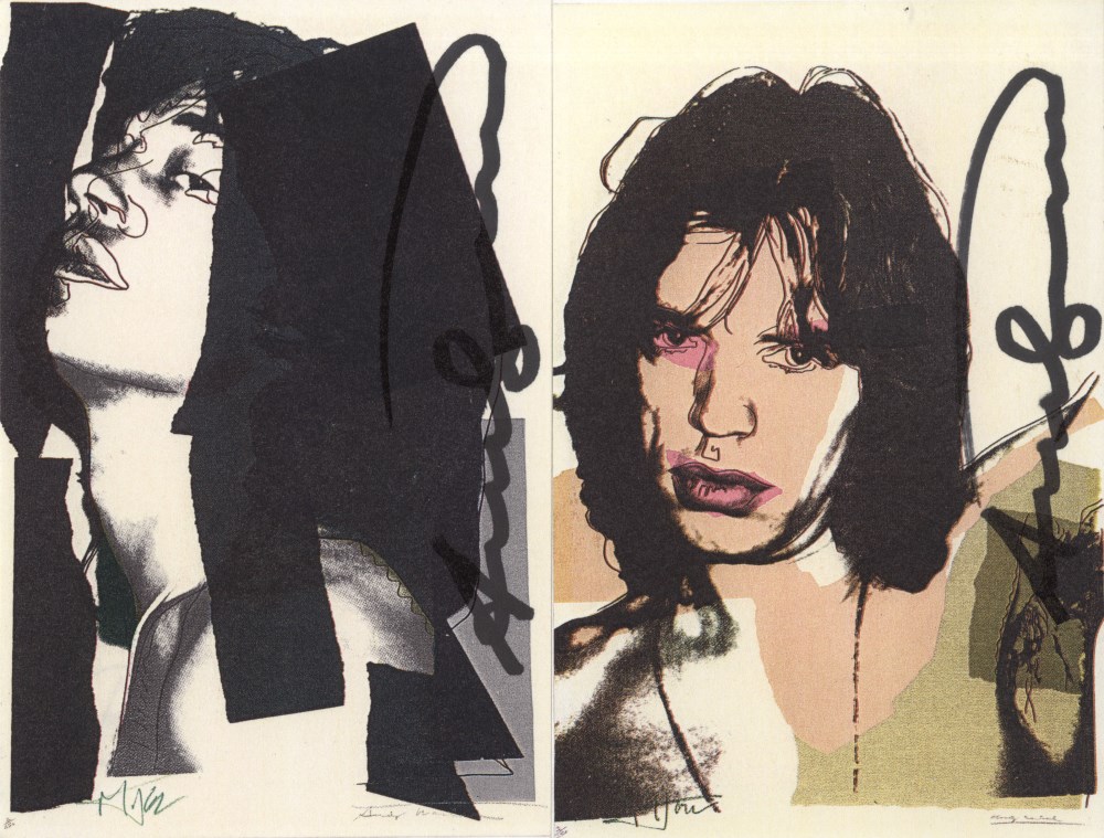 Lot #1167: ANDY WARHOL - Mick Jagger Suite (second edition, deluxe set) - Color offset lithographs