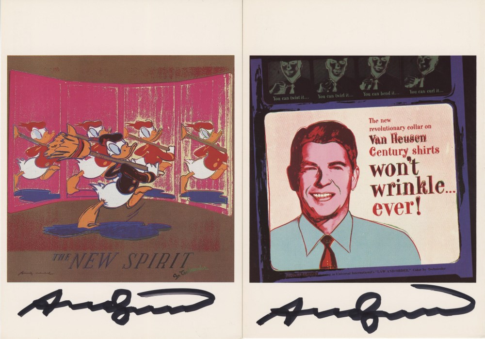 Lot #761: ANDY WARHOL - Ads Suite - Color offset lithographs