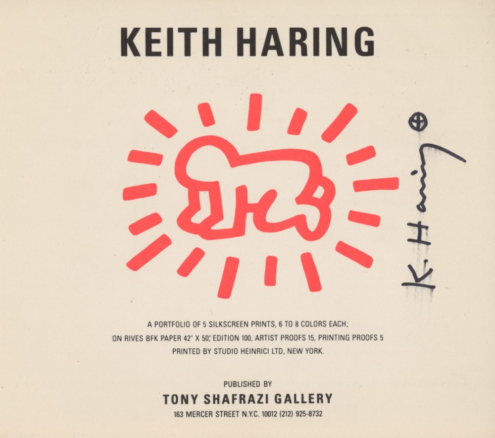 Lot #968: KEITH HARING - Fertility Suite - Original offset lithographs