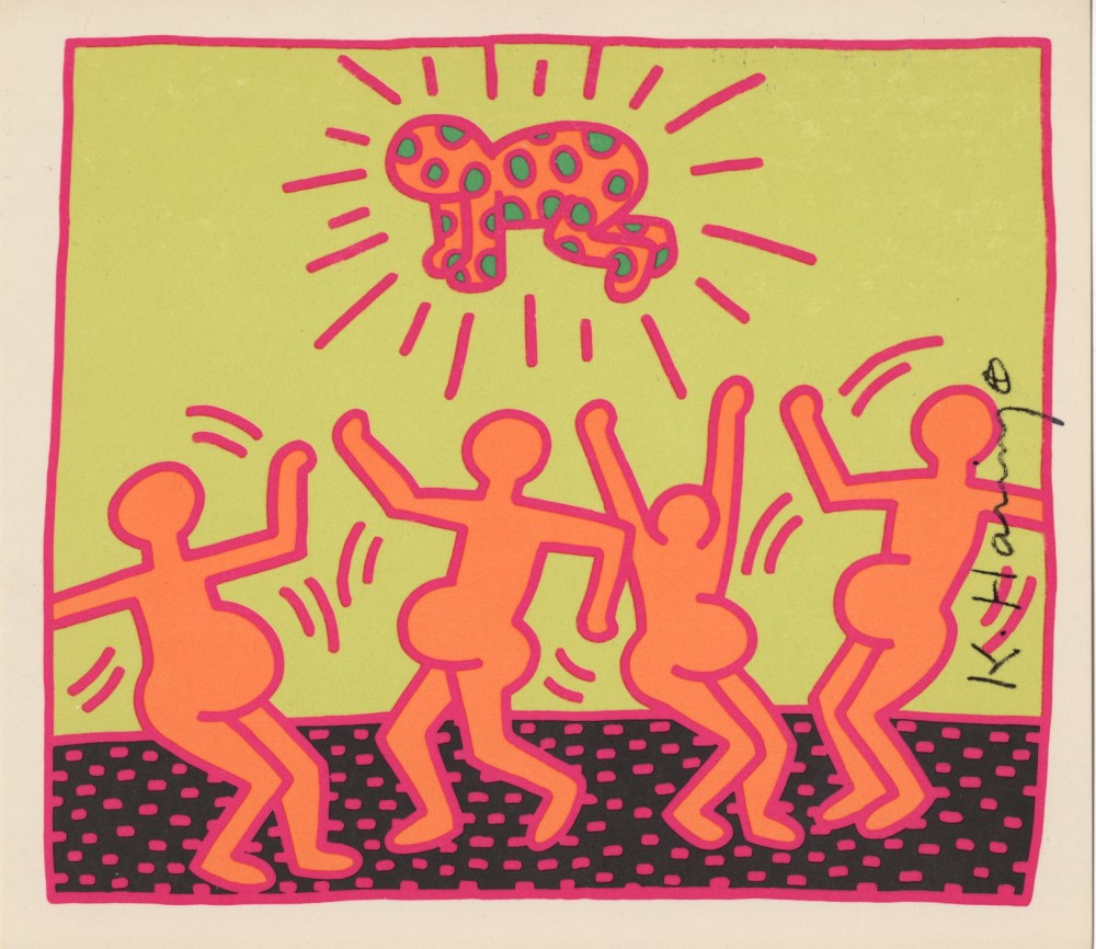 Lot #979: KEITH HARING - Fertility Suite - Original offset lithographs