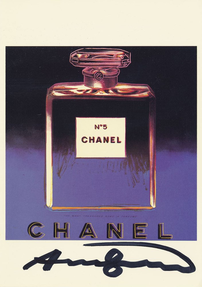 Lot #866: ANDY WARHOL - Chanel - Color offset lithograph