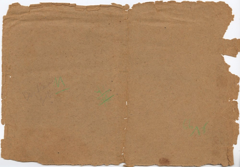 Lot #1050: RUDOLF BAUER - Non-Objective Solitary Confinement Prison Drawing [No.11] - Pencil drawing on paper
