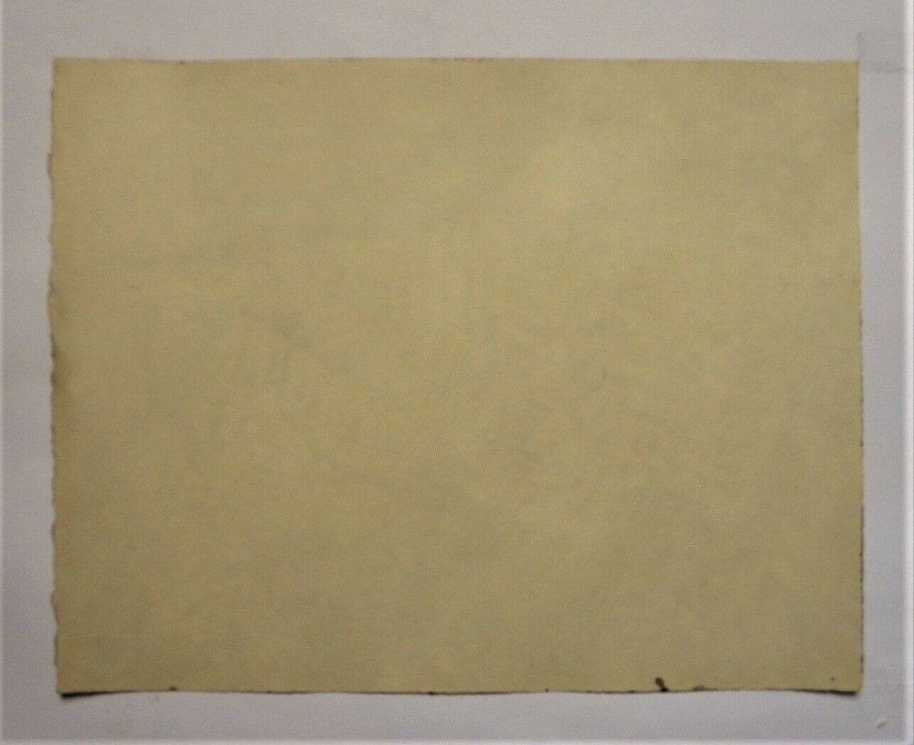 Lot #1298: HENRY MOORE - Reclining Figure - Watercolor, wax crayon, and pen and ink on paper