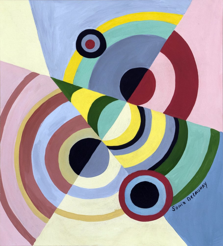 Lot #2634: SONIA DELAUNAY - Rythmes Couleurs - Gouache on paper