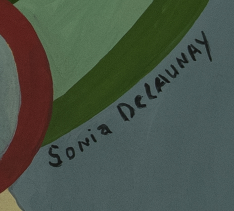 Lot #531: SONIA DELAUNAY - Rythmes Couleurs - Gouache on paper