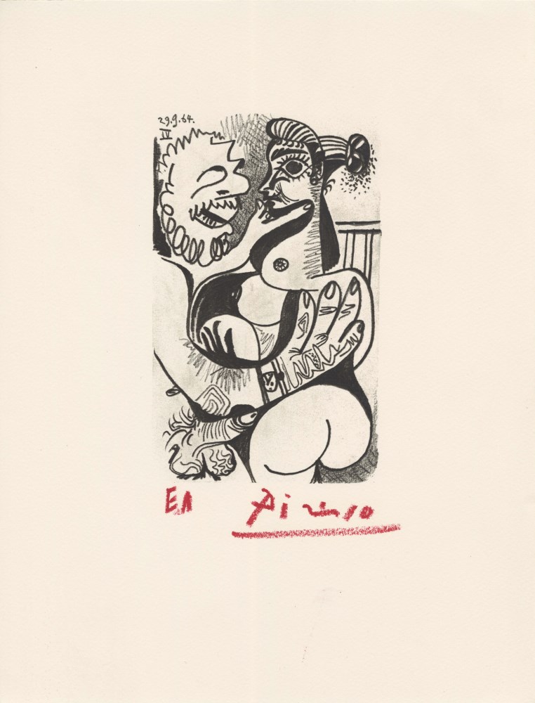 Lot #2073: PABLO PICASSO [d'après] - September 29, 1964 #4 - Original silkscreen & lithograph