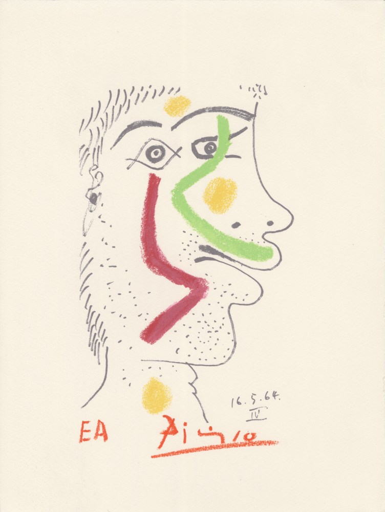 Lot #388: PABLO PICASSO [d'après] - May 16, 1964 #4 - Original color silkscreen & lithograph