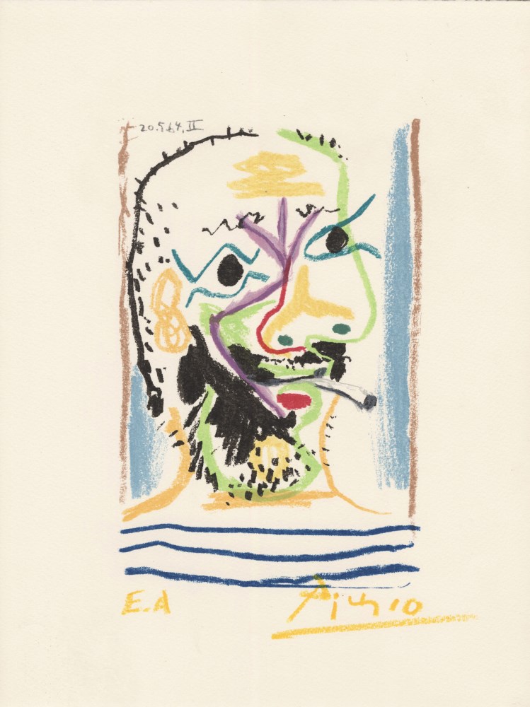 Lot #1155: PABLO PICASSO [d'aprs] - May 20, 1964 #02 - Original color silkscreen & lithograph