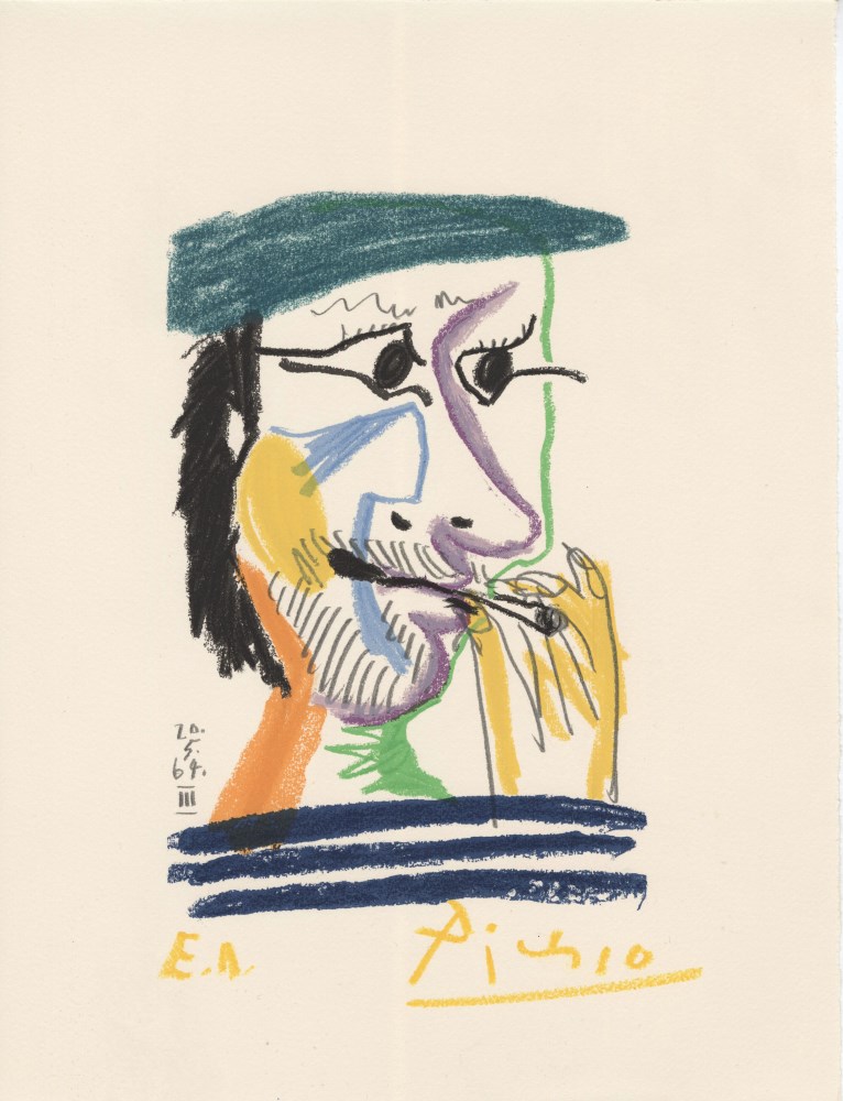 Lot #347: PABLO PICASSO [d'aprs] - May 20, 1964 #03 - Original color silkscreen & lithograph