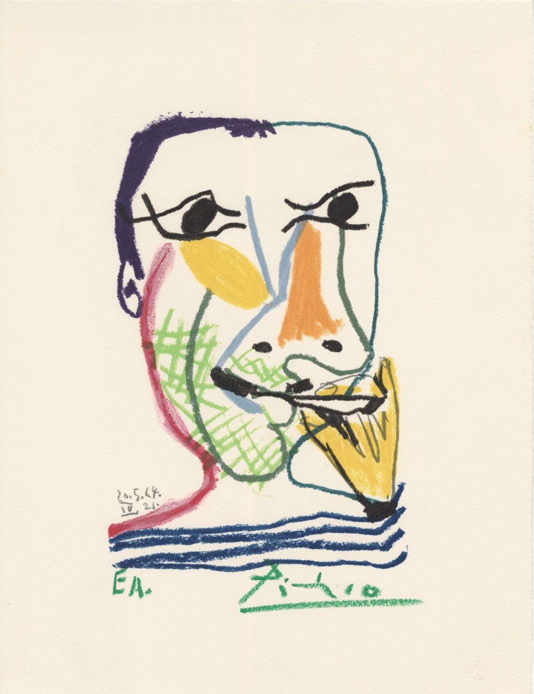 Lot #1156: PABLO PICASSO [d'aprs] - May 20, 1964 #04 - Original color silkscreen & lithograph