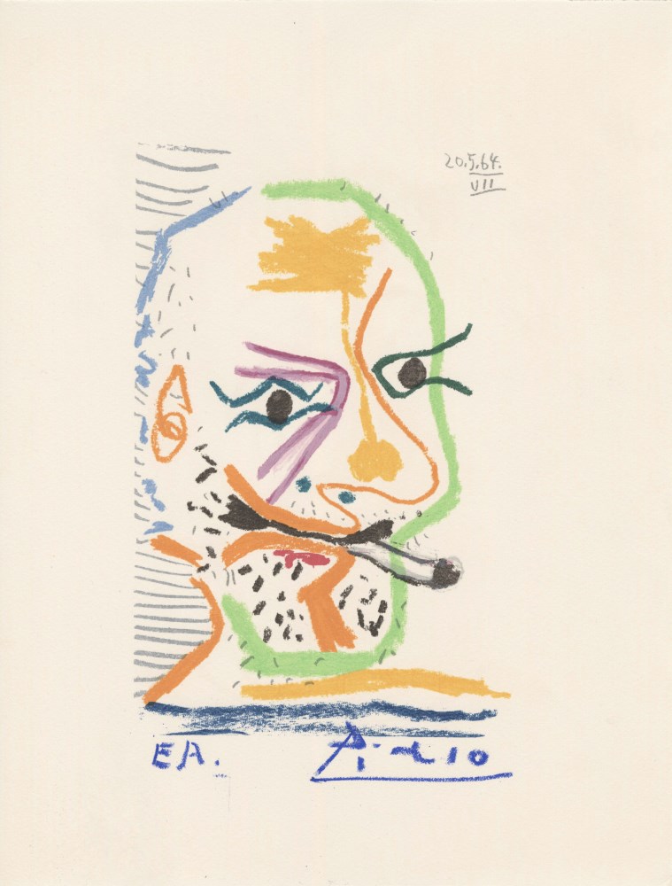 Lot #349: PABLO PICASSO [d'aprs] - May 20, 1964 #07 - Original color silkscreen & lithograph