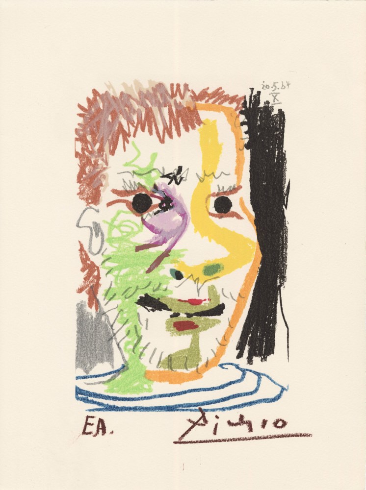 Lot #1144: PABLO PICASSO [d'après] - May 20, 1964 #10 - Original color silkscreen & lithograph