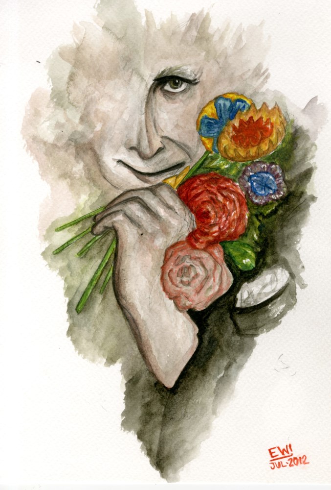Lot #864: ESTELA WILLIAMS - Chagall - Watercolor on paper
