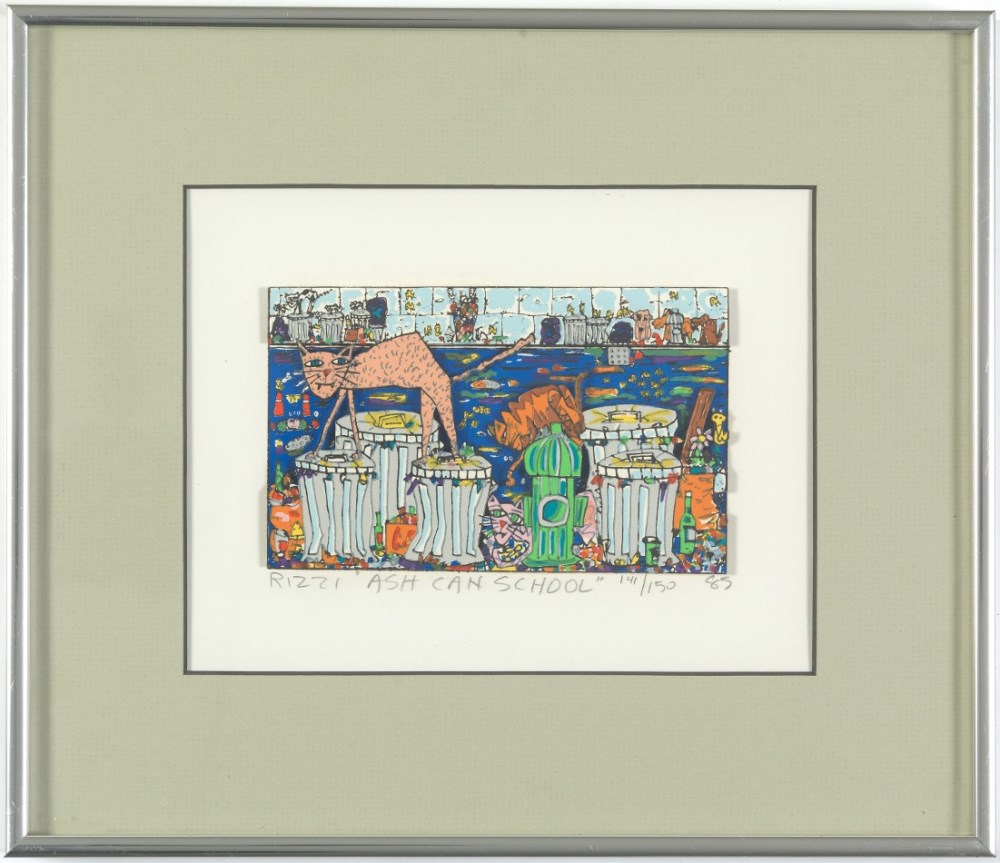 Lot #25: JAMES RIZZI - Ash Can School - Color silkscreen