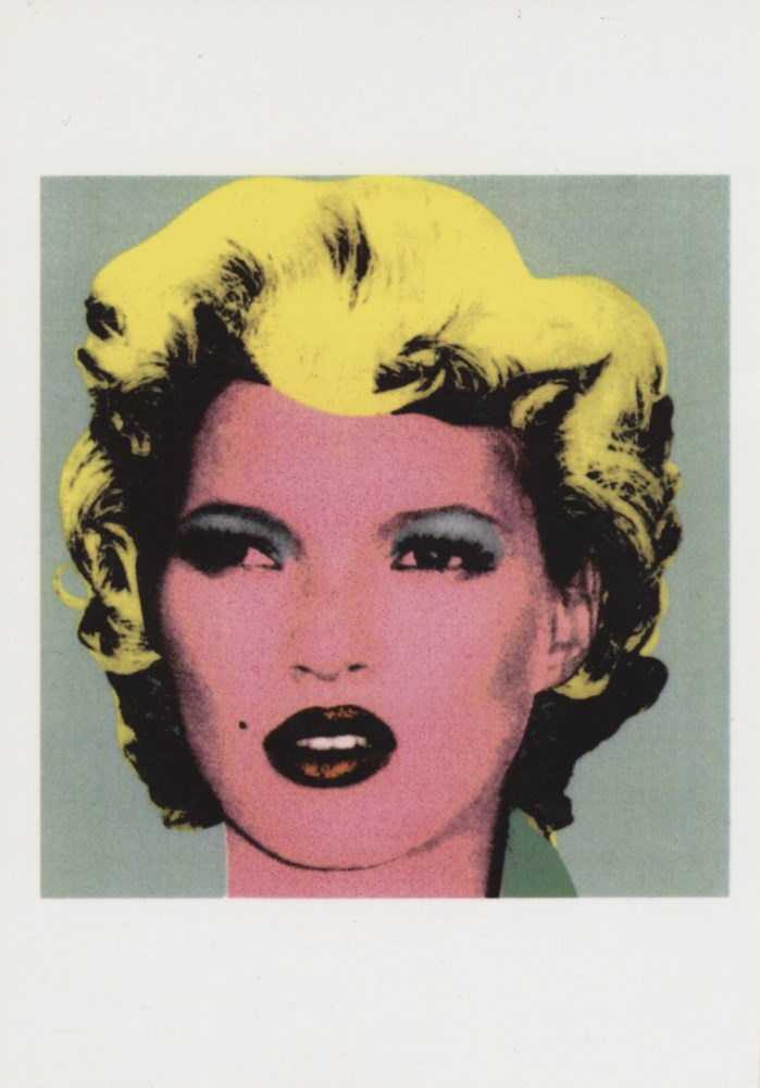 Lot #1073: BANKSY - Kate Moss - Original color offset lithograph