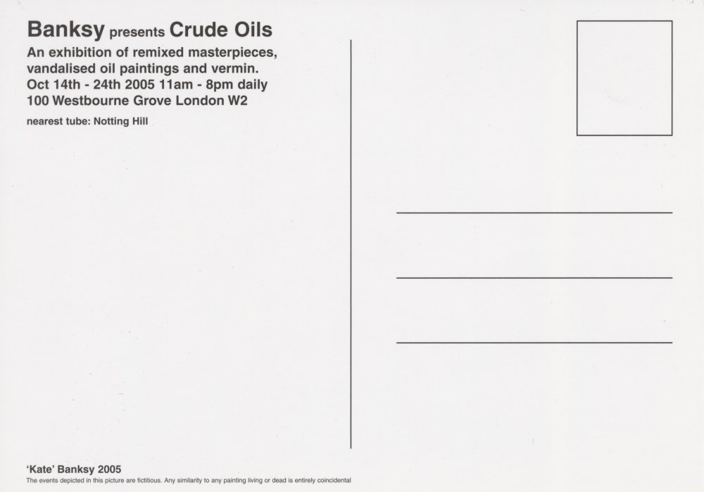 Lot #1073: BANKSY - Kate Moss - Original color offset lithograph