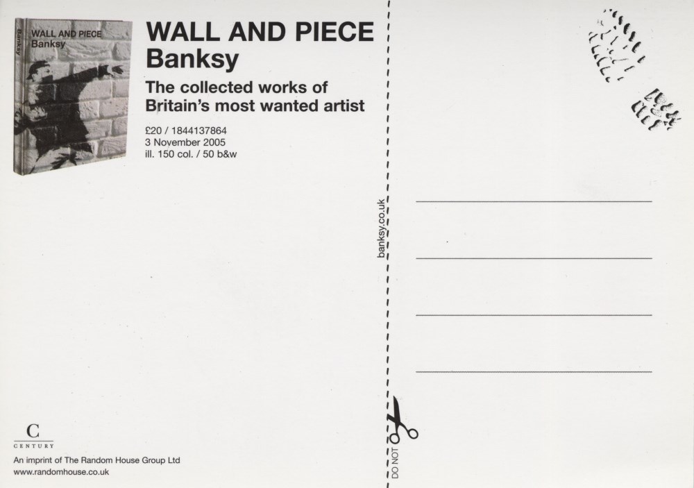 Lot #785: BANKSY - Anti-Climb Paint - Color offset lithograph