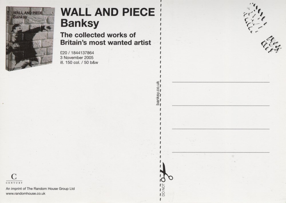 Lot #982: BANKSY - Flower Thrower - Color offset lithograph