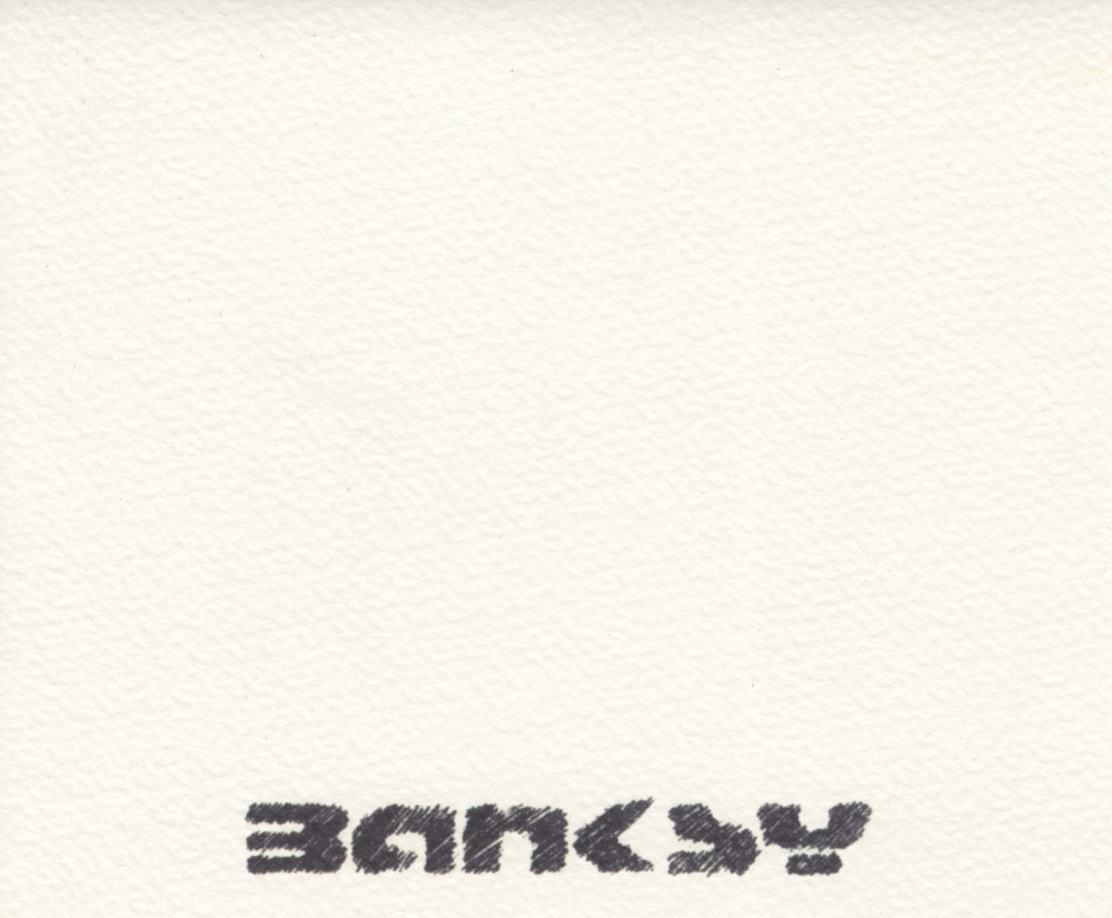 Lot #567: BANKSY - Rude Snowman - Color offset lithograph