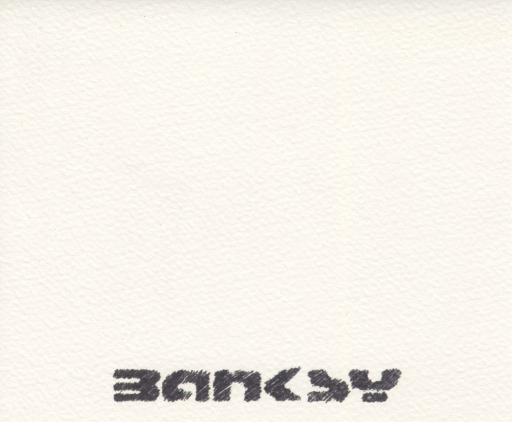 Lot #527: BANKSY - Rude Snowman - Color offset lithograph