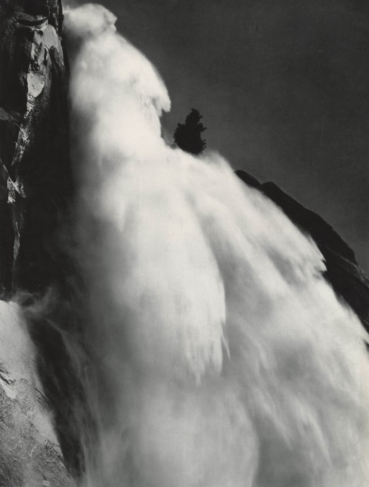 Lot #440: ANSEL ADAMS - Nevada Fall #2, Yosemite Valley, California - Original photogravure