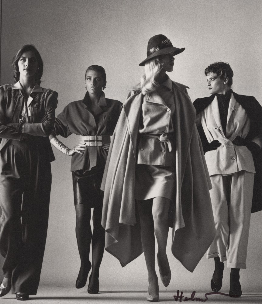 Lot #568: HELMUT NEWTON - Sie Kommen, Dressed ("They Are Coming") - Original vintage photolithograph