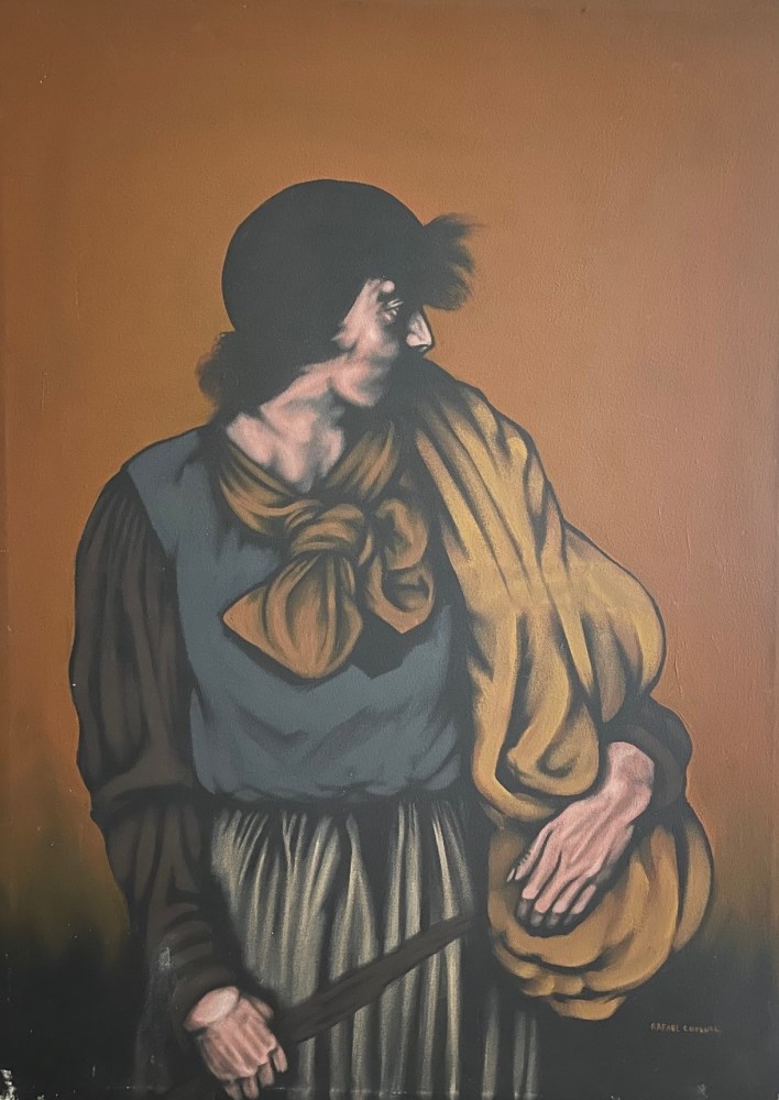 Lot #1351: RAFAEL CORONEL [impute] - Sin ttulo - Acrylic on canvas