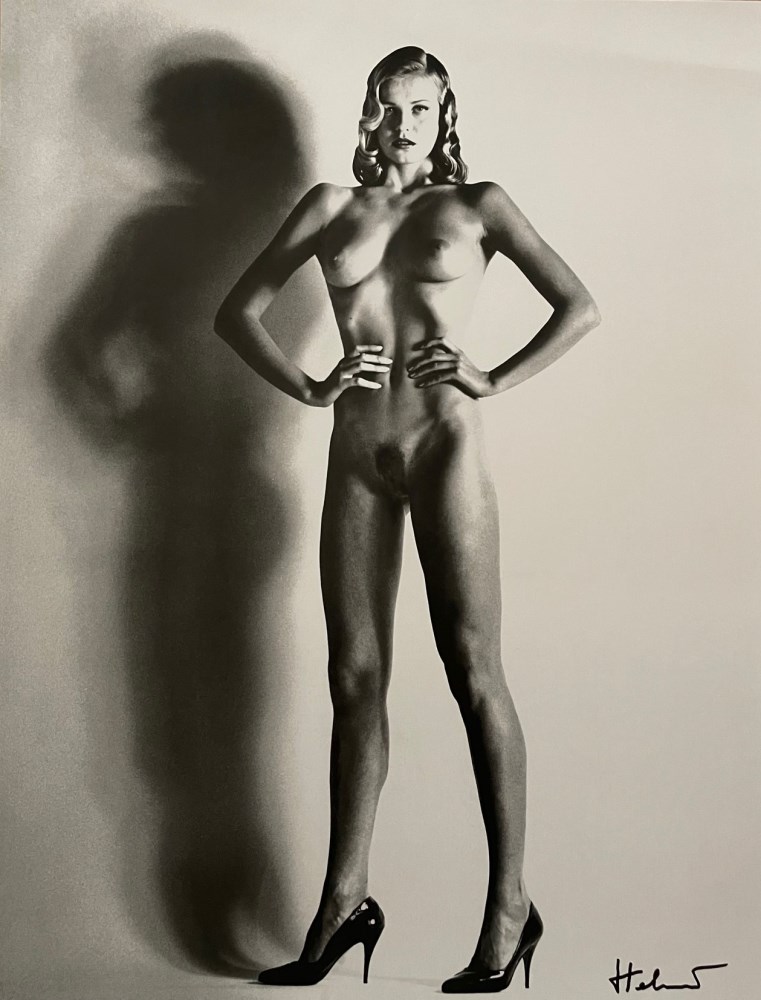 Lot #824: HELMUT NEWTON - Big Nude XIV, Nice - Original vintage photolithograph
