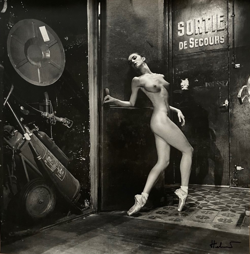 Lot #1565: HELMUT NEWTON - Bernice Coppleters, Soloist, Ballets de Monte Carlo, 1992 - Original vintage photolithograph