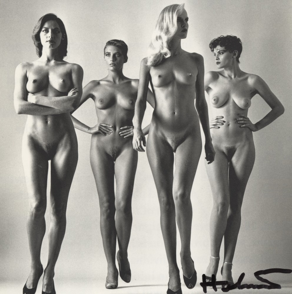 Lot #2078: HELMUT NEWTON - Sie Kommen, Dressed/Sie Kommen, Naked ("They Are Coming") - Original photolithographs