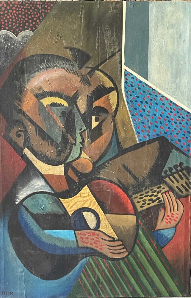 Lot #1327: DIEGO RIVERA [impute] - Sans Titre (composition Cubiste) - Oil on canvas