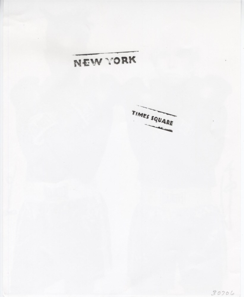 Lot #22: MICHAEL HALSBAND - Andy Warhol and Jean-Michel Basquiat - Silver gelatin print