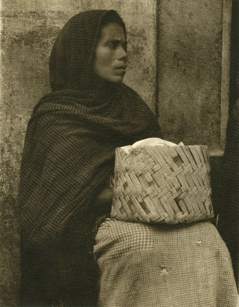 Lot #2245: PAUL STRAND - Woman, Patzcuaro - Original photogravure