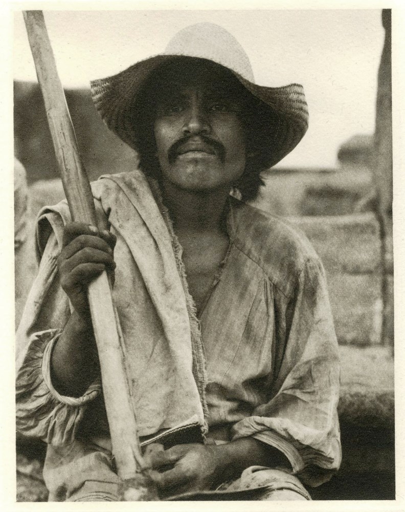 Lot #2489: PAUL STRAND - Man with a Hoe, Los Remedios - Original photogravure