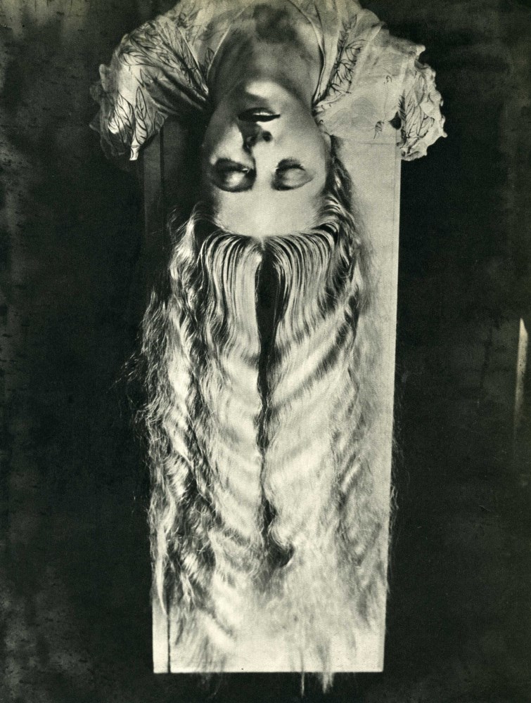 Lot #739: MAN RAY - Woman with Long Hair - Original vintage photogravure