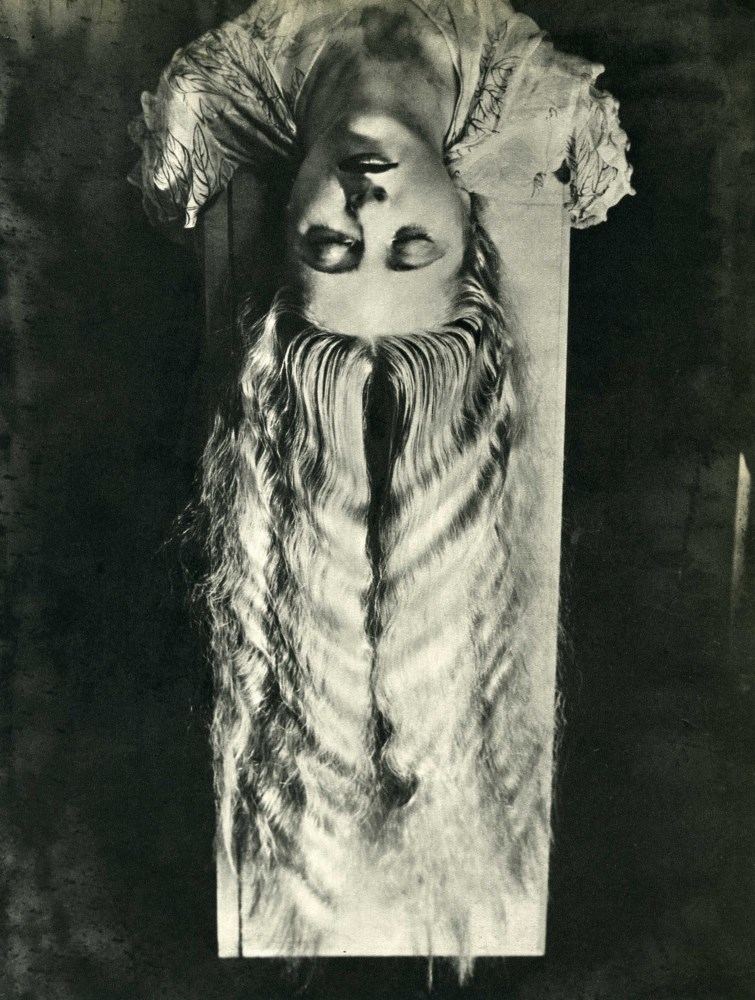Lot #1498: MAN RAY - Woman with Long Hair - Original vintage photogravure