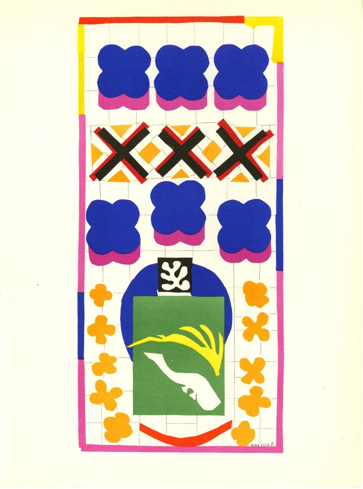 Lot #1991: HENRI MATISSE - Poissons chinois - Original color lithograph
