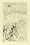 Lot #1622: PIERRE-AUGUSTE RENOIR - Sur la plage, a berneval - Original etching