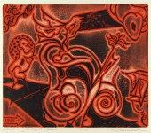 Lot #2338: MARTIN BAROOSHIAN - Garden of Delights Theme - Color intaglio