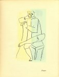 Lot #500: PABLO PICASSO - Grand Bal Travesti/Transmental (Programme) [Picasso *two original lithographs*, Larionov, Gontchrova, et al] [Portfolio/Book] - Original color lithograph and lithographs