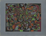 Lot #56: STEVE WHEELER - Big Shape - Original color silkscreen