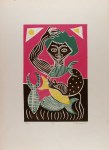 Lot #1244: KARIMA MUYAES - Parabola del Mar III - Color linoleum cut