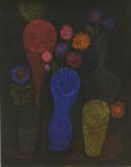 Lot #1711: PAUL KLEE - Flowers in Vases [