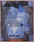 Lot #351: PAUL KLEE - Little Blue Devil ["Petit Diable Bleu"] - Original color collotype