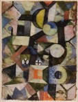 Lot #1932: PAUL KLEE - Composition - Original color collotype